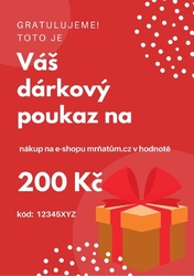 Dárkový poukaz v hodnotě 200 Kč