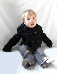 Formální kojenecký kabátek pro kluky
