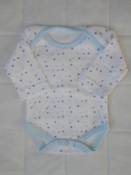 Nursery Time Kojenecké body s dlouhým rukávem pro chlapečky - sada 3 ks