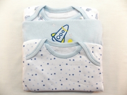 3dílná sada kojeneckého oblečení od Nursery Time, body s dlouhým rukávem pro chlapečky