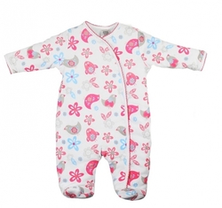 Baby Town Dívčí zateplené kojenecké dupačky