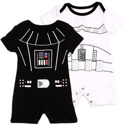 Kojenecké oblečení z USA pro kluky, kojenecké dupačky Darth Vader, Stormtrouper