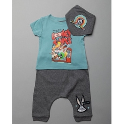 Značkové kojenecké oblečení - Bugs Bunny 3dílný kojenecký set