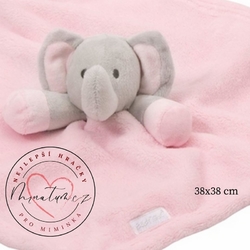 Nejlepší hračky pro miminko holčičku od narození, Baby Town usínáček v kouzelném motivu růžový SLON