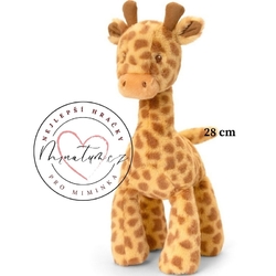 Nejroztomilejší Keel Toys plyšové hračky žirafa 28 cm pro miminka holčičku i kluky
