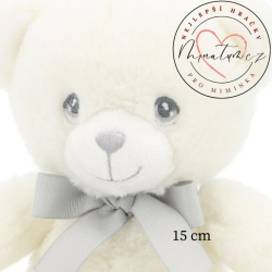 Neutrální hračky pro miminka novorozeňata Keel Toys, Plyšový medvídek 15 cm
