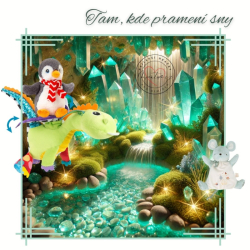 Keel Toys plyšový TUČŇÁK hlavní hvězdou pohádky Přátelství z hlouby křišťálového pramene