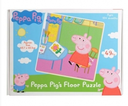 Dřevěné puzzle s motivem prasátko Peppa