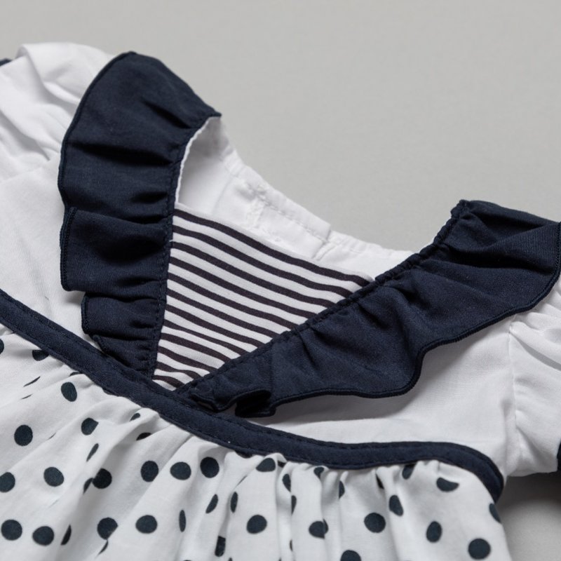 Letní kojenecké oblečení, kojenecké šatičky pro holčičky námořnické