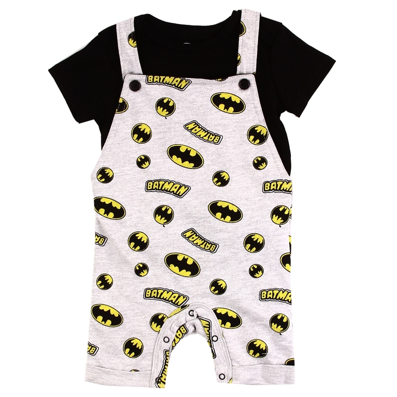 DC Comics Značkové kojenecké oblečení pro kluky, 2 dílná souprava z USA