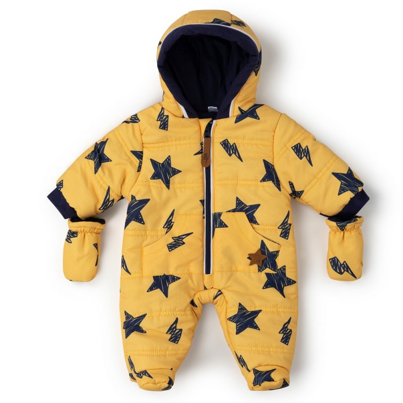 Zimní kojenecké oblečení, kojenecká kombinéza hvězdičky
